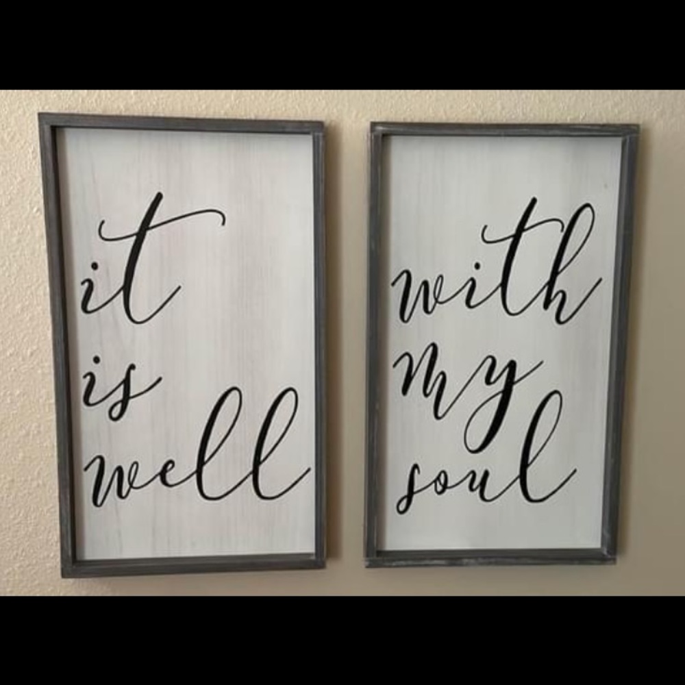It Is Well With My Soul Sign